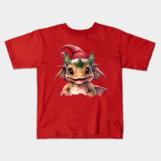 Santa Dragon Kids T-Shirt